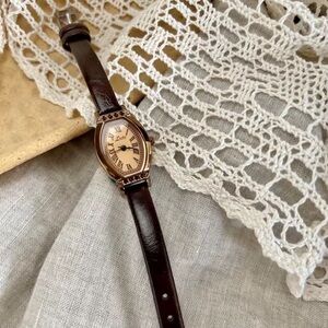 Vintage Brown Art Deco Watch